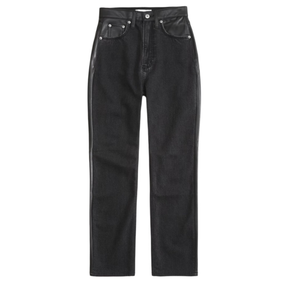 NWT Abercrombie & Fitch Curve Love Ankle Straight Ultra High Rise Jeans